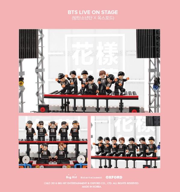 耐熱 二層 足あとぐらす (M) BTS Live On Stage レゴブロック OXFORD