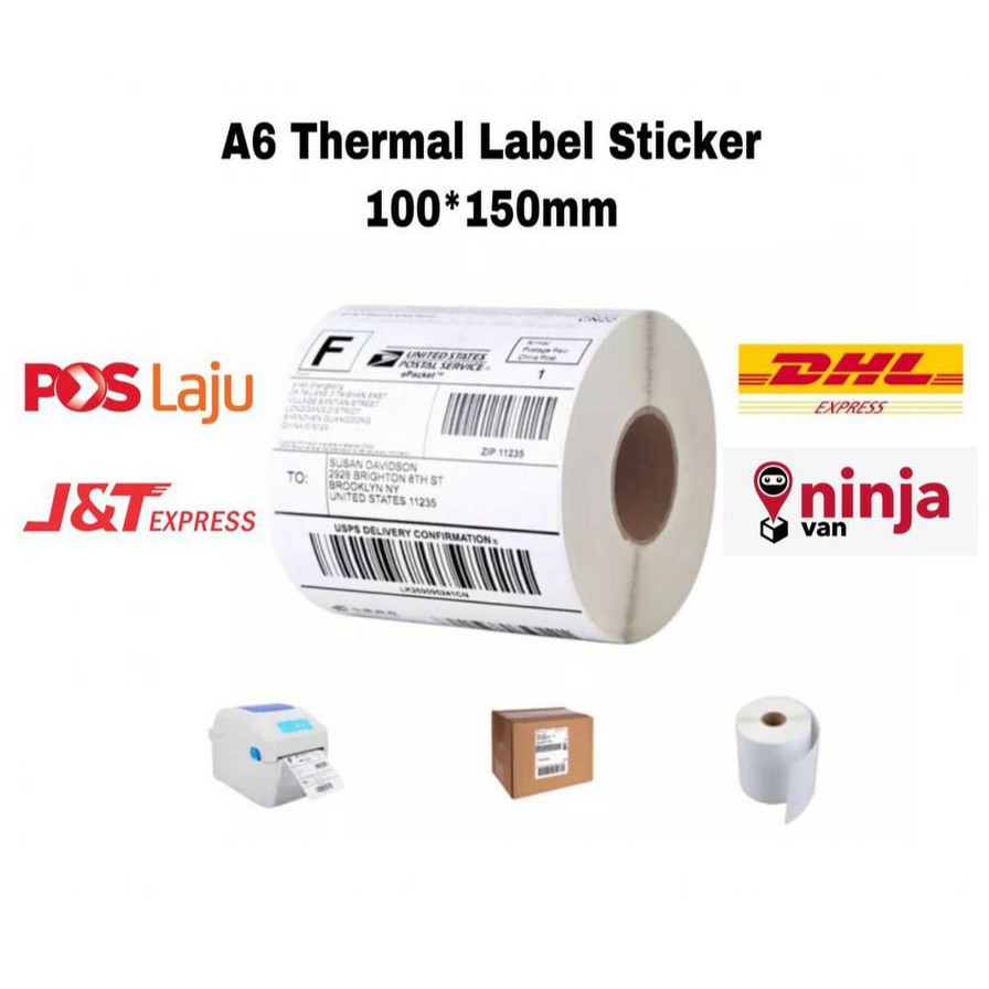 a6 thermal label printer
