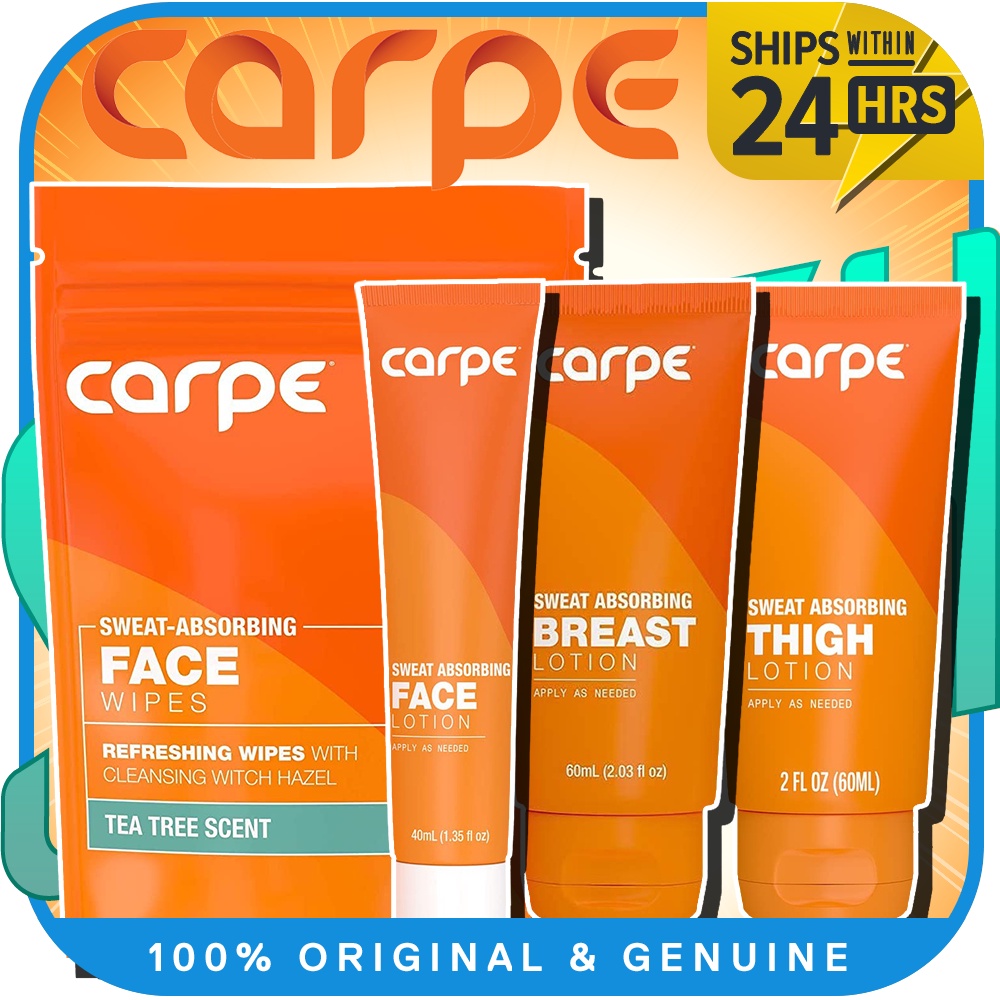 Carpe Sweat Absorbing Face Lotion / Breast Lotion / Thigh Lotion / Face Wipes Shopee Malaysia