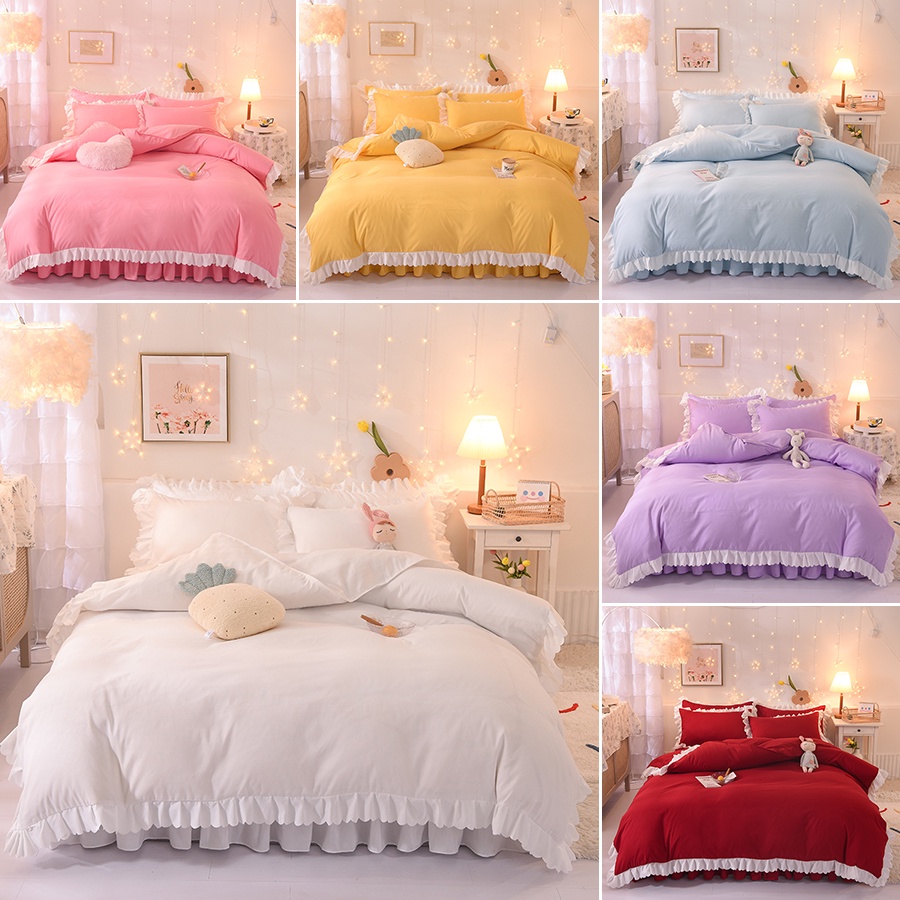 Heureux 4 In 1 bedding set cover+pillowcase queen
