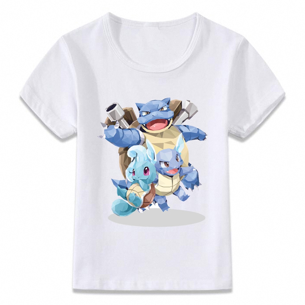 Kids Clothes T Shirt Pokemon Evolution Pikachu Squirtle Charizard T Shirt For Boys And Girls Toddler Shirts Tee Shopee Malaysia