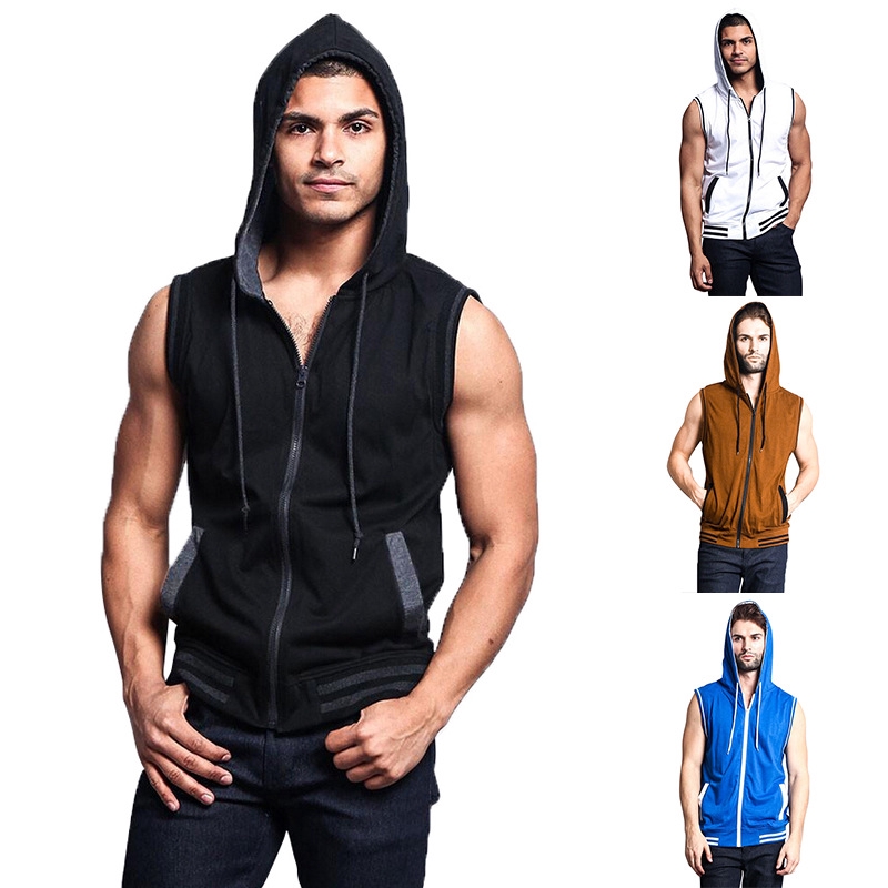 sleeveless hoodie 3xl