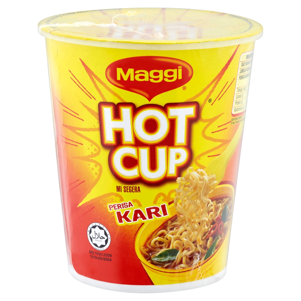 Maggi Hot Cup Instant Noodles Curry (58g) | Shopee Malaysia