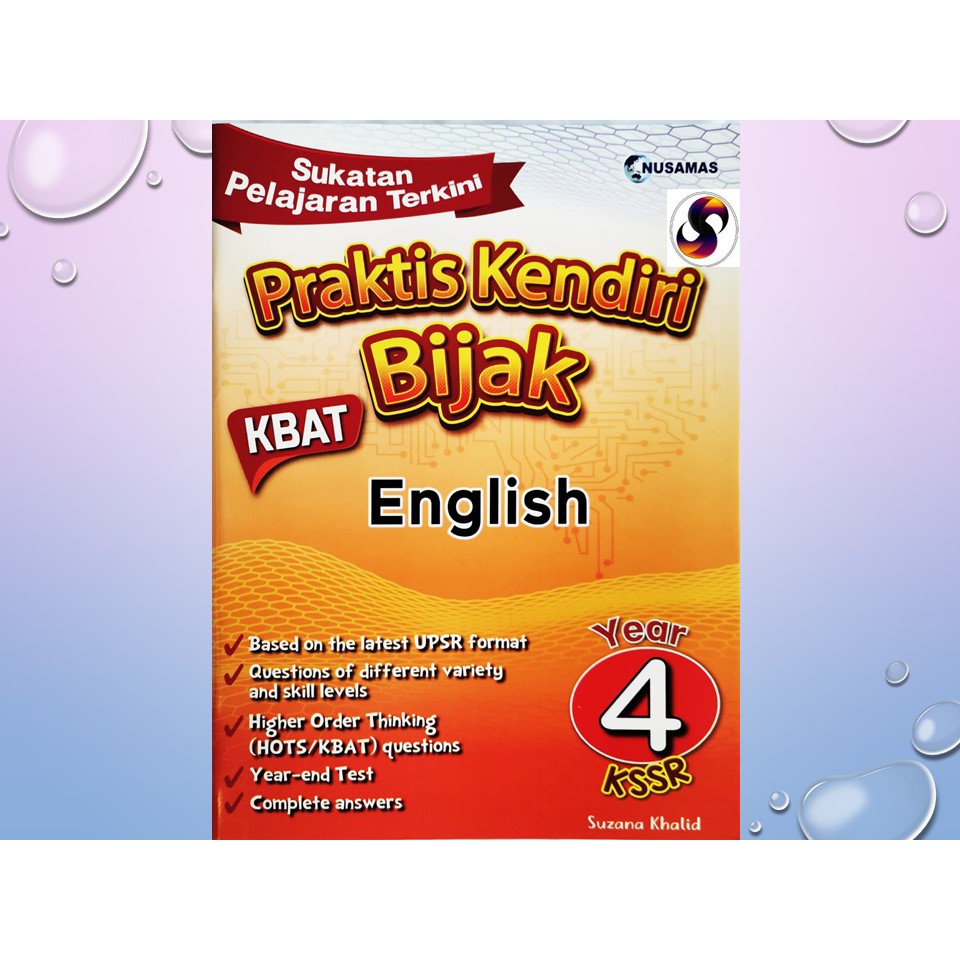 Buku Aktiviti 2021 Praktis Kendiri Bijak Tahun 4 Kssr Bahasa Melayu English Matematik Sains Penerbit Nusamas Shopee Malaysia