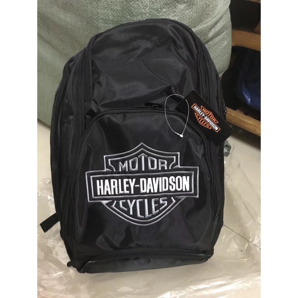 harley davidson book bag