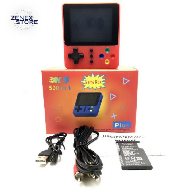 500 in 1 Mini Retro Handheld Game Console Emulator Portable Video