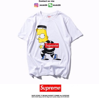 supreme x simpsons t shirt