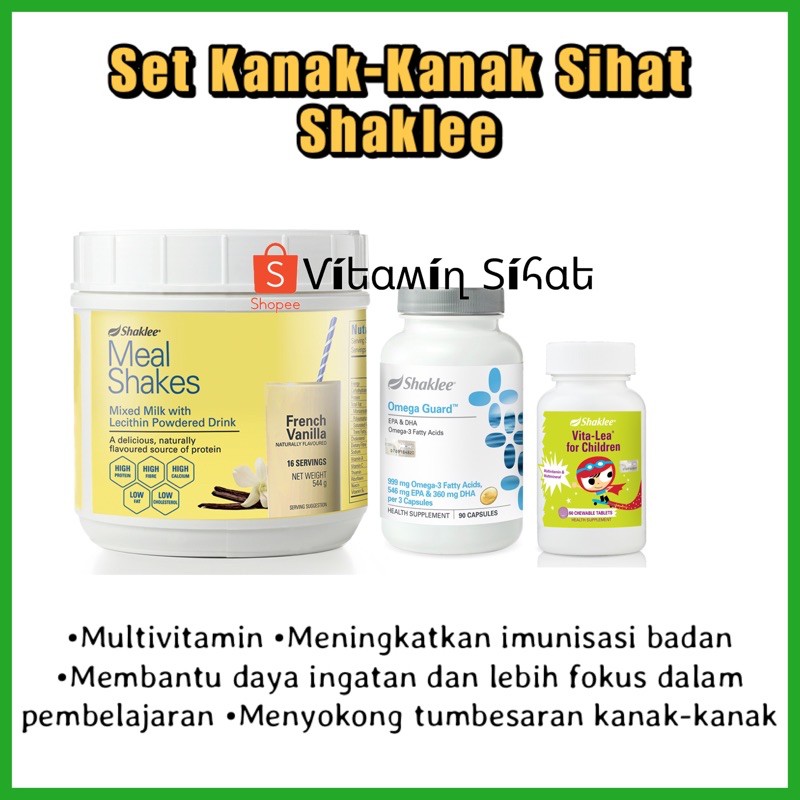 Set Kanak Kanak Shaklee Rahsia Vitamin Ibu