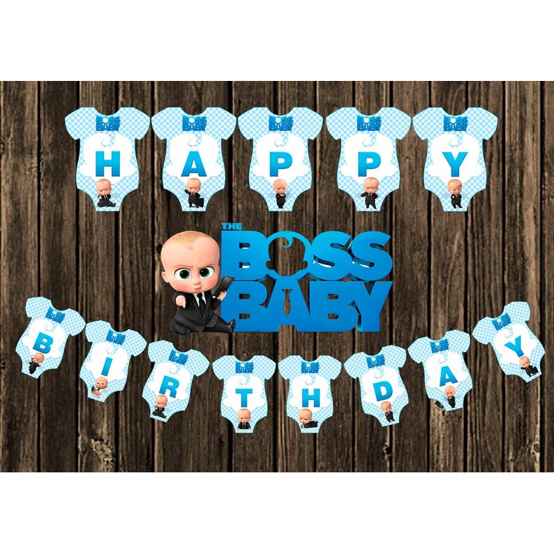 Boss Baby Flag Banner Bunting | Shopee Malaysia