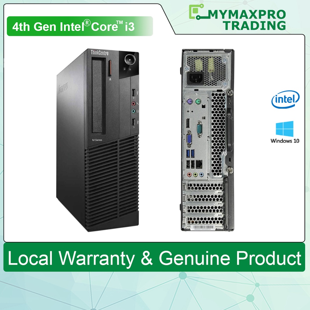 Pc I3 I5 I7 Lenovo Thinkcentre M73 Sff 4th Gen 8gb Ram 240gb Ssd Win 10 Pro Refurbished Pc Shopee Malaysia