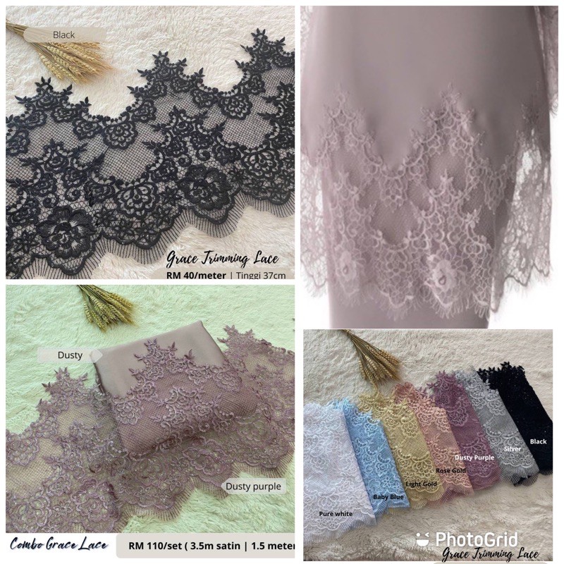 Buy Border Lace Grace Ready Stock Baca Info Seetracker Malaysia