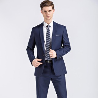 blue black suit for wedding
