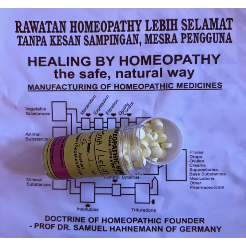 Asma Lelah Homeopathy Remedi Shopee Malaysia