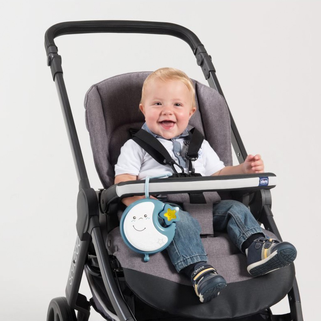 chicco next2 dreams cot mobile grey