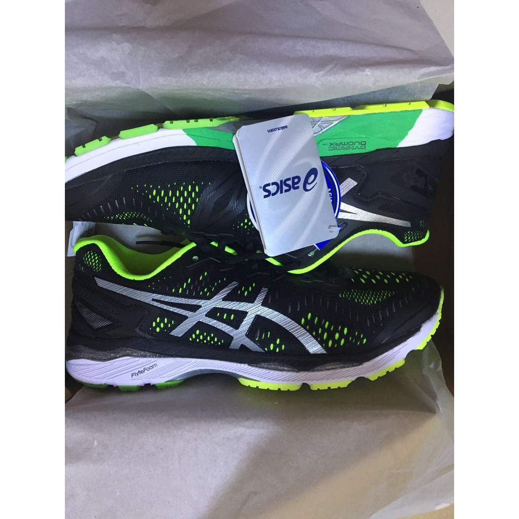 Asics Gel Kayano 23 T646n Balck Green Low Mesh Mens Sport Running Shoes 40 45 Shopee Malaysia