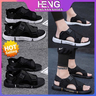 【Malaysia Ready Stock】HENGRAN Selipar Lelaki Men's Sandal Summer Outdoor Beach Shoes Removable laces Size:39-44