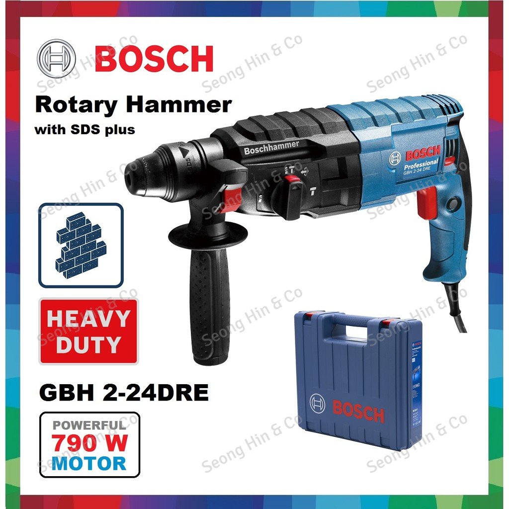 Bosch Gbh2 24 Dre Rotary Hammer Bosch Mesin Gerudi Shopee Malaysia