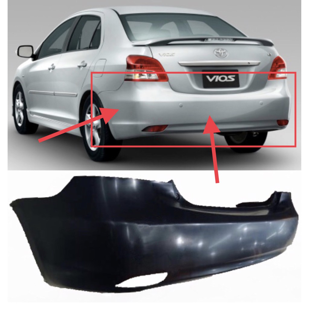 toyota vios original rear bumper price