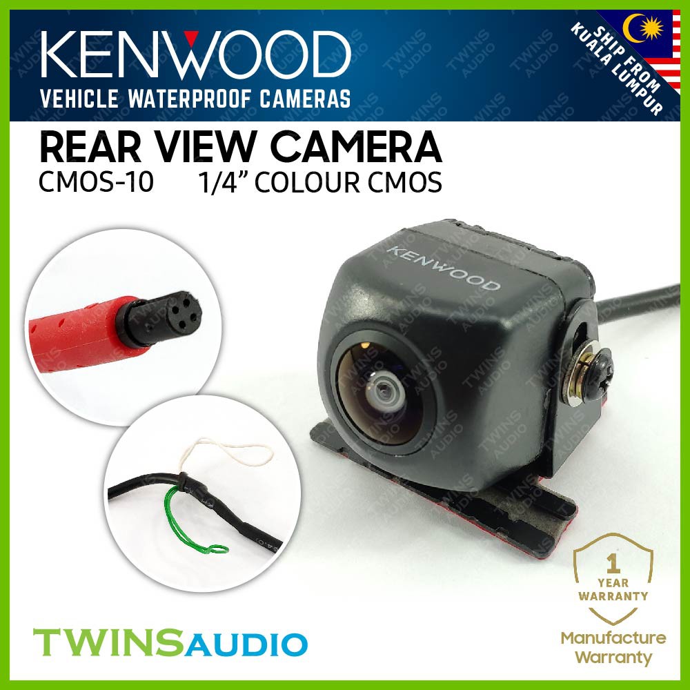 KENWOOD CMOS-10 Universal Rear View Parking Camera with 1/4inch Color ...