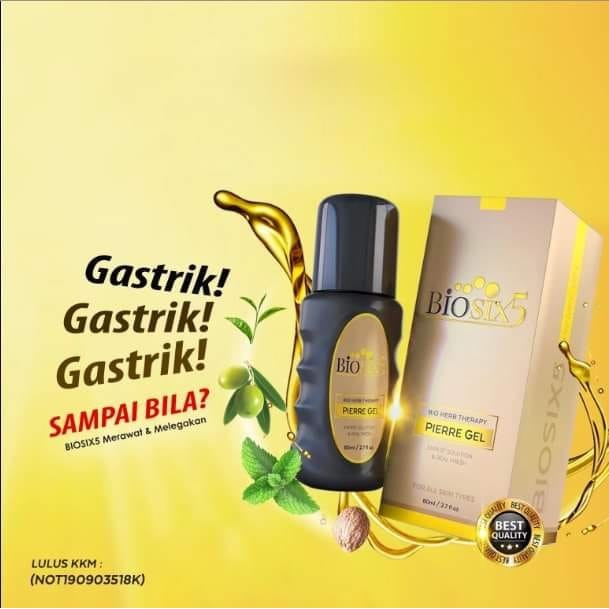 Buy Original Biosix5 Pierre Gel Ubat Gastrik Teruk Lulus Kkm Gerd Pedih Ulu Hati Sakit Dada Angin Seetracker Malaysia