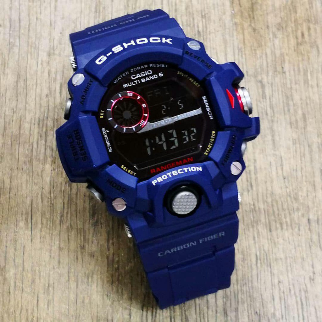 g shock rangeman blue