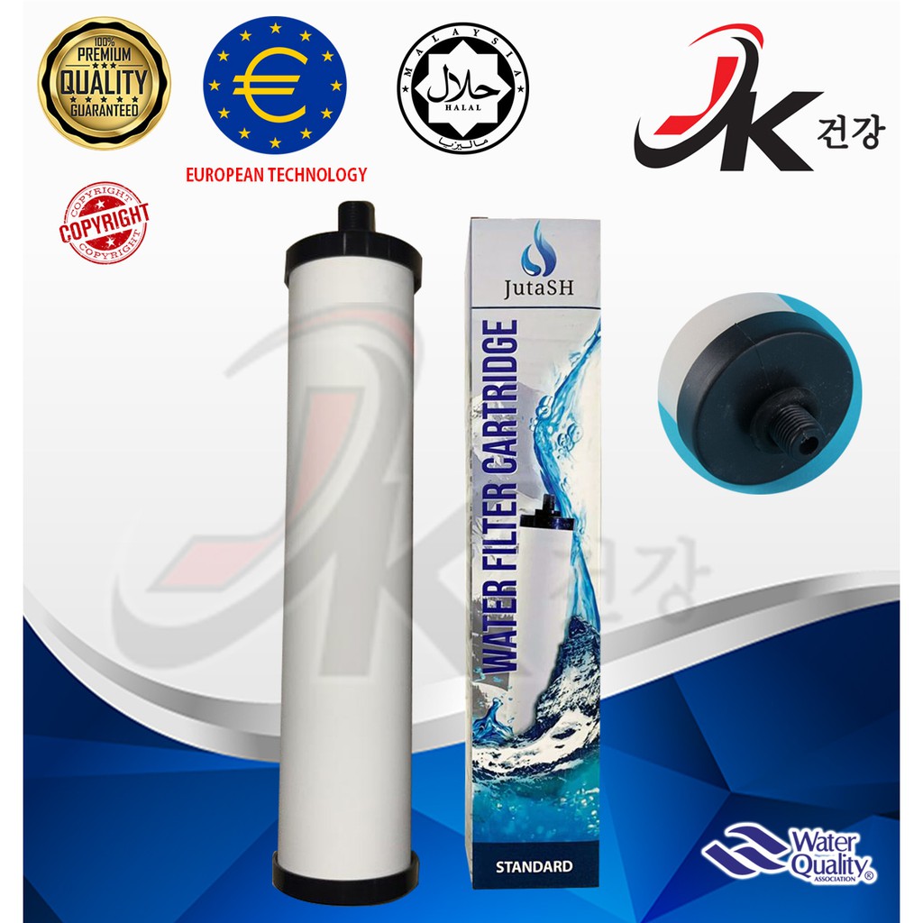 JUTASH HALAL Ceramic Water Filter Candle *European technology ( short