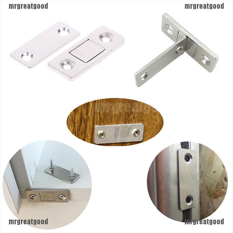 Mrgreat 2pcs Magnetic Door Closer Catches Strong Magnet Catch