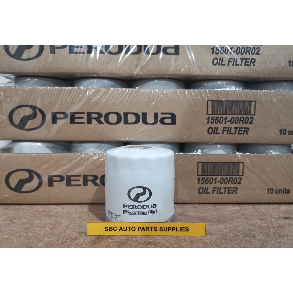 ORIGINAL PERODUA OIL FILTER FOR PERODUA AXIA / BEZZA (1560100R02000