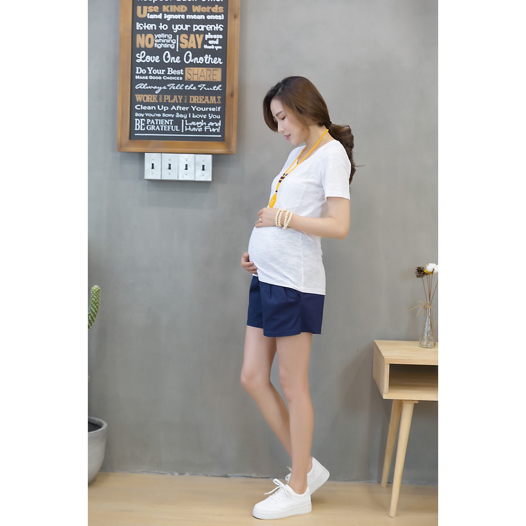 Cotton Linen Maternity Short Pants Pregnancy Mother Wear Clothing Pants