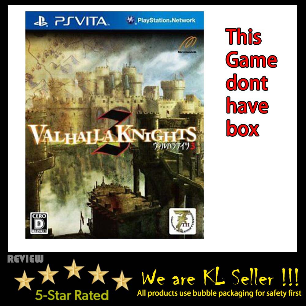 Ps Vita Used Game ヴァルハラナイツ3 Valhalla Knights 3 Vljs No Box Shopee Malaysia