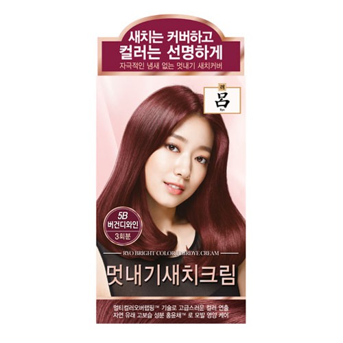 Ryo Bright Color Hairdye Cream 5b Burgundy Wine Shopee Malaysia