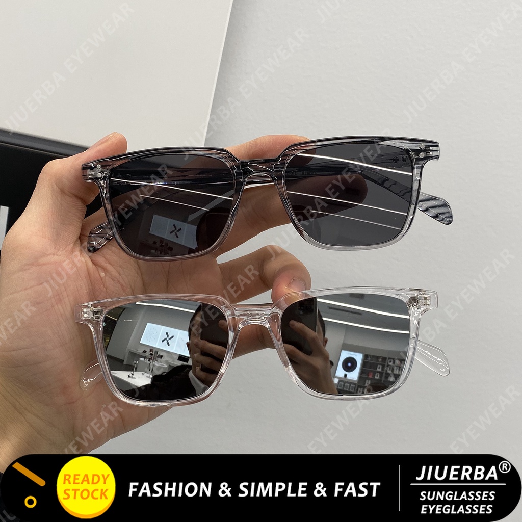 (JIUERBA)COD Western Retro Style Rectangle Narrow Sunglasses Shades