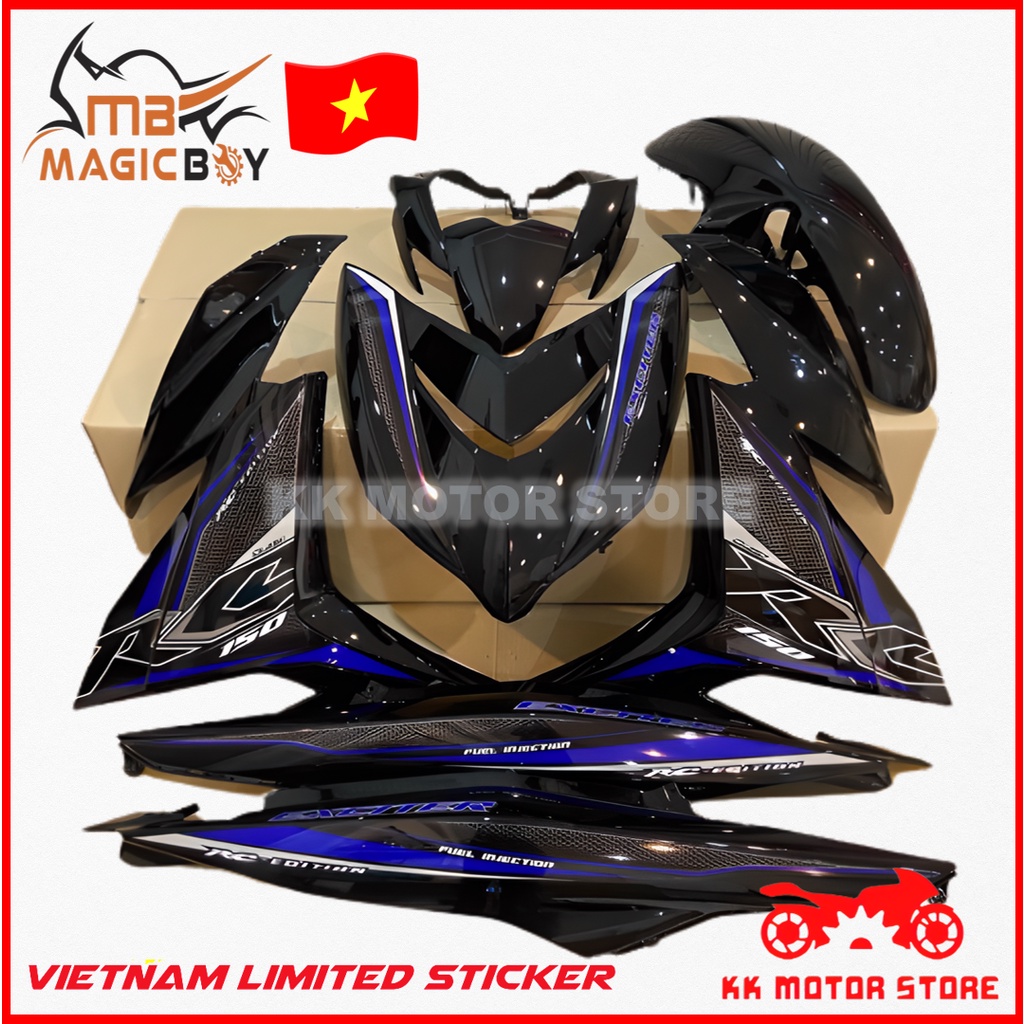 [100% ORIGINAL!!!] MAGIC BOY COVER SET Y15ZR V2 RC-150 BLACK BLUE ...