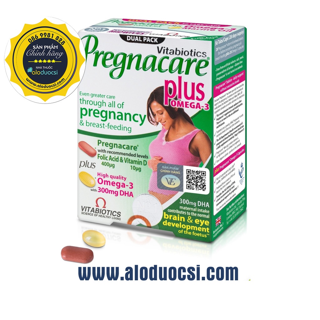 Pregnacare Plus Omega 3 Pregnant oral tablet Box 56v - Genuine | Shopee ...