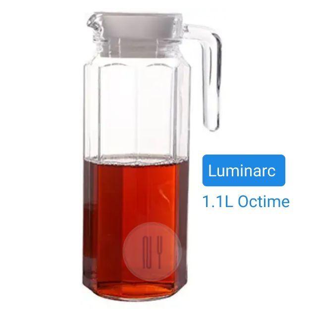 Luminarc Glass Jug Water Pitcher Octime 1.1L/1.6L Jag Air Kaca Shopee