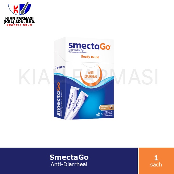 SmectaGo AntiDiarrhea ReadytoDrink CaramelCocoa (1 sachet) Shopee
