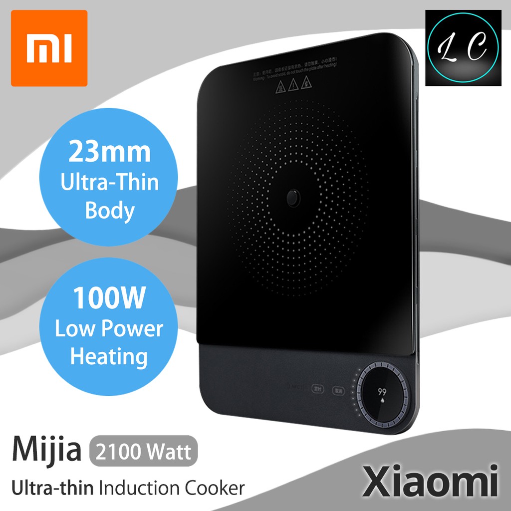 Xiaomi Original Mijia 23mm Ultra-thin 2100W Smart Home Induction Cooker 99-Precision Firepower Adjustment LED