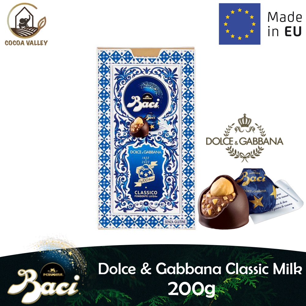 Nestle Baci Perugina Dolce & Gabbana Classic Milk Chocolate 200g (Made