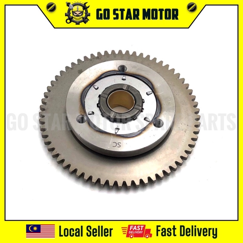 MODENAS KRISS110 KRISS 110 Starter Clutch One Way Bearing + Gear Full