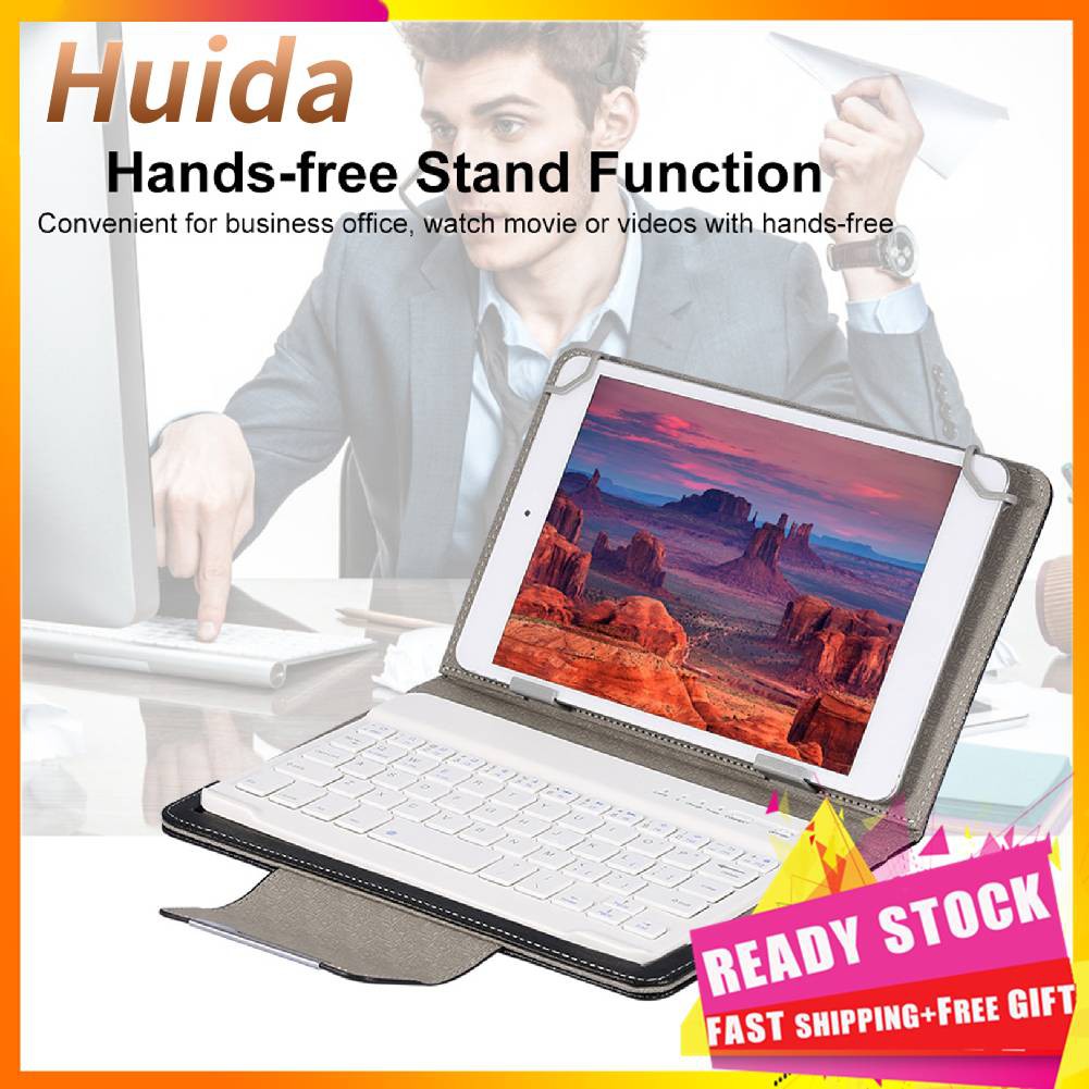 Huida Bluetooth 2 0 Wireless Keyboard Fr Ipad 2 3 4 New Ipad Mini Case Cover Au Stock Shopee Malaysia