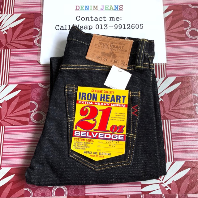 harga jeans iron heart