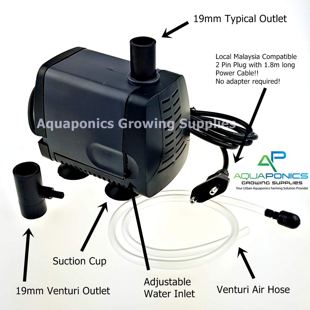 SOBO Aquarium 40W Submersible Water Pump WP4000 Aquaponics Hydroponics