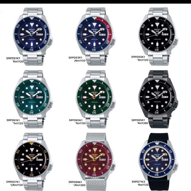 SEIKO S SUPERMAN Srpd59k1 Srpd57k1 Srpd53k1 Srpd51k1 Srpd61k1 Srpg47k1  Srpd55k1 Srpd76k1 Srpd71k2 srpd63k1 Srpd65k2 | Shopee Malaysia