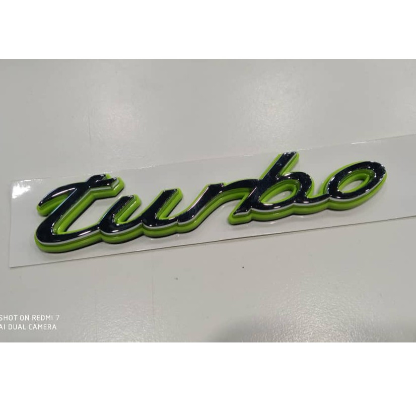 [READY STOCK !!!] Porsche Turbo Emblem Logo Chrome Colour | Shopee Malaysia