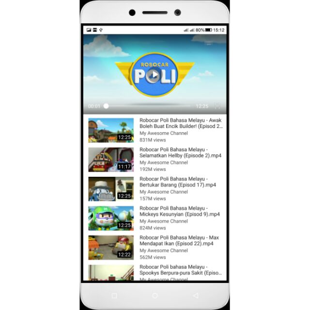 MP4 KIDS LEARNING PERDAYA ANAK DENGAN APP ANDROID SEPERTI YOUTUBE 