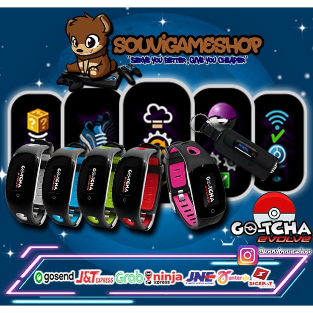 Promo Gotcha Go Tcha Evolve Touch Screen Wristband Pokemon Go Plus Shopee Malaysia