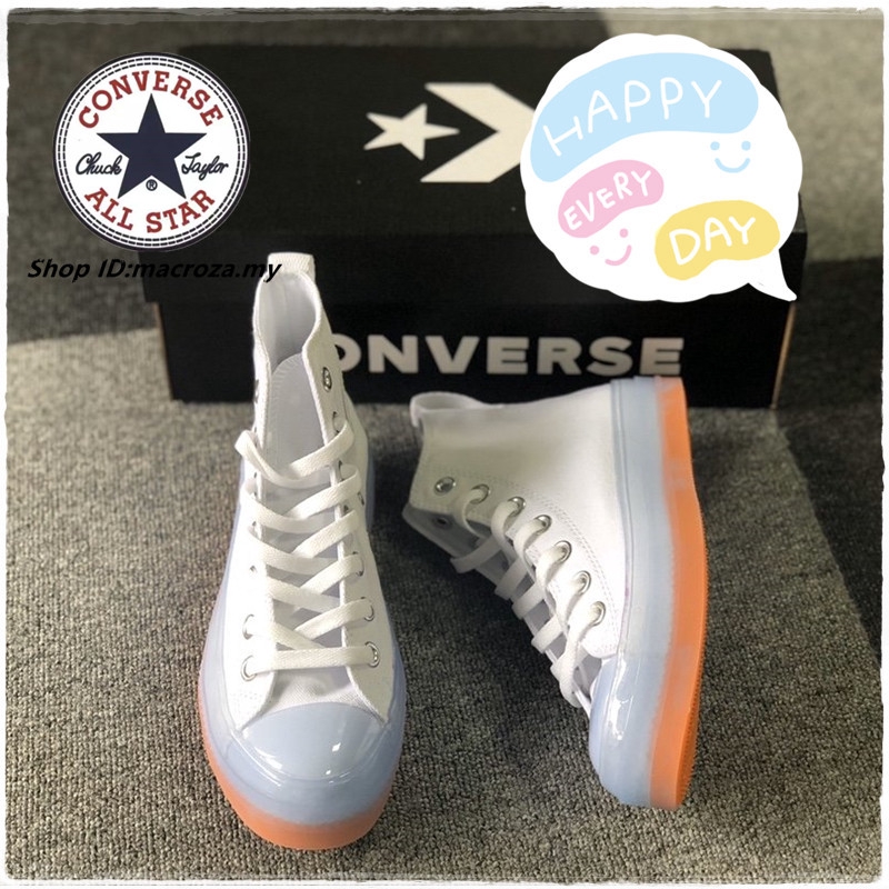 converse transparent sole