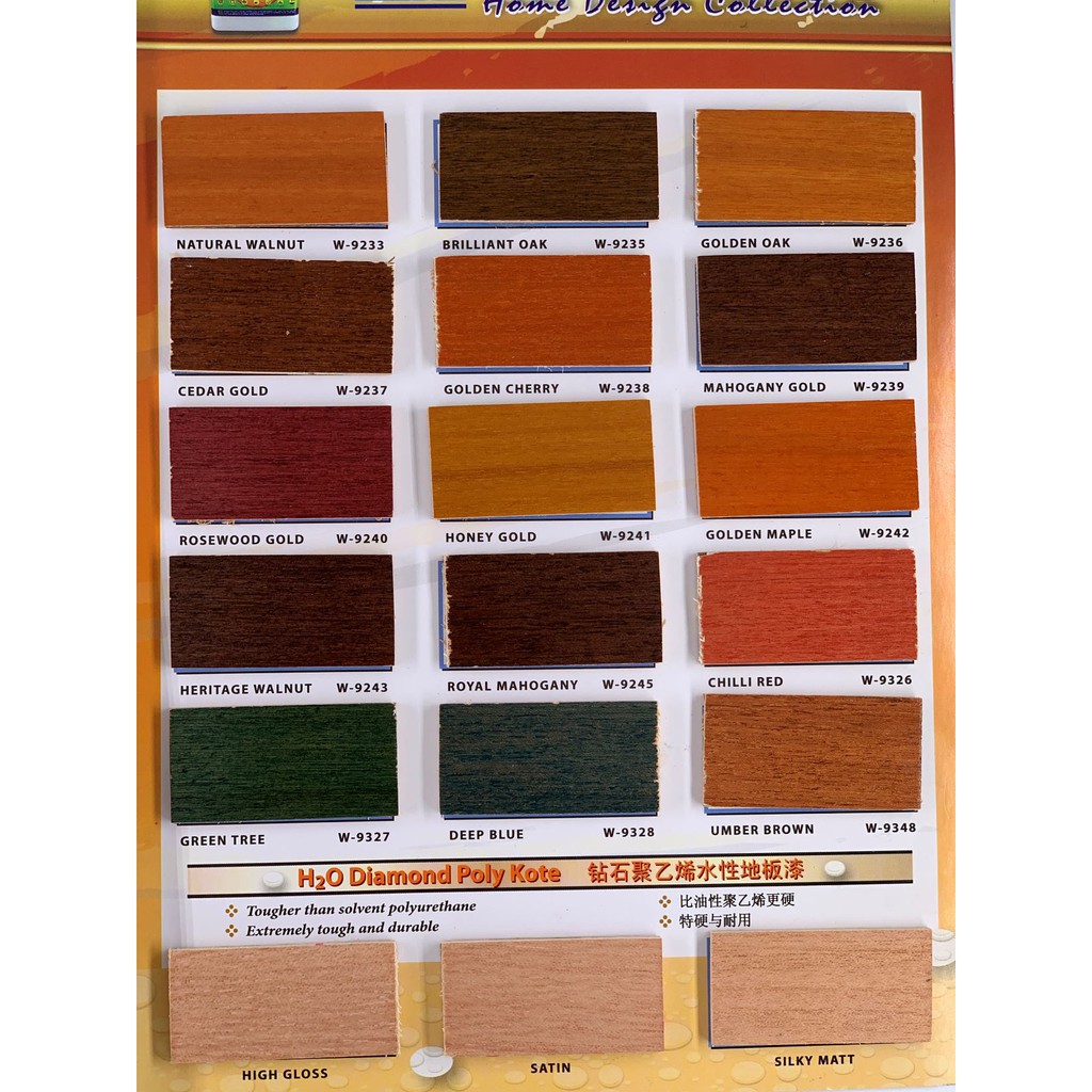Wood Kare Diy Gelled Stain W9xxx Series 2 350g 45 Colours Available Shopee Malaysia