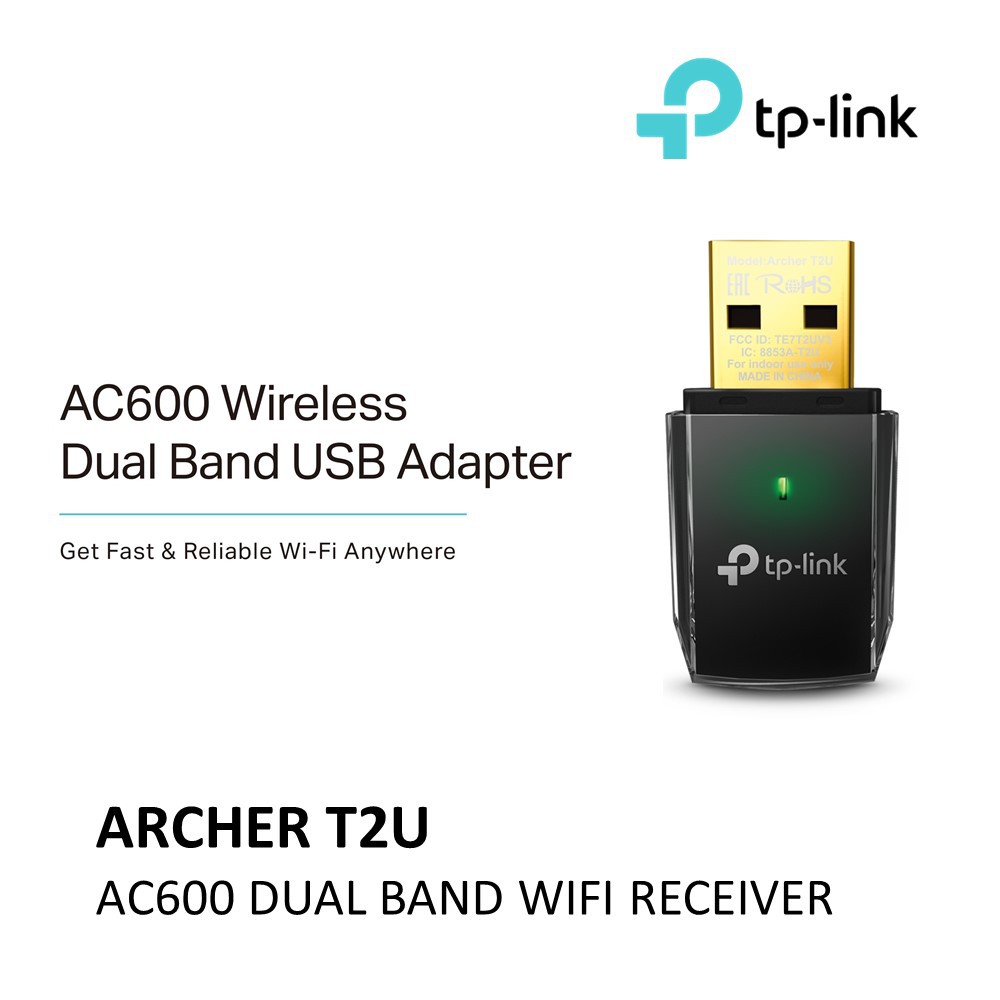 TP-LINK 5Ghz + 2.4GHz AC600 Mini Wireless Dual Band USB WiFi Adapter ...