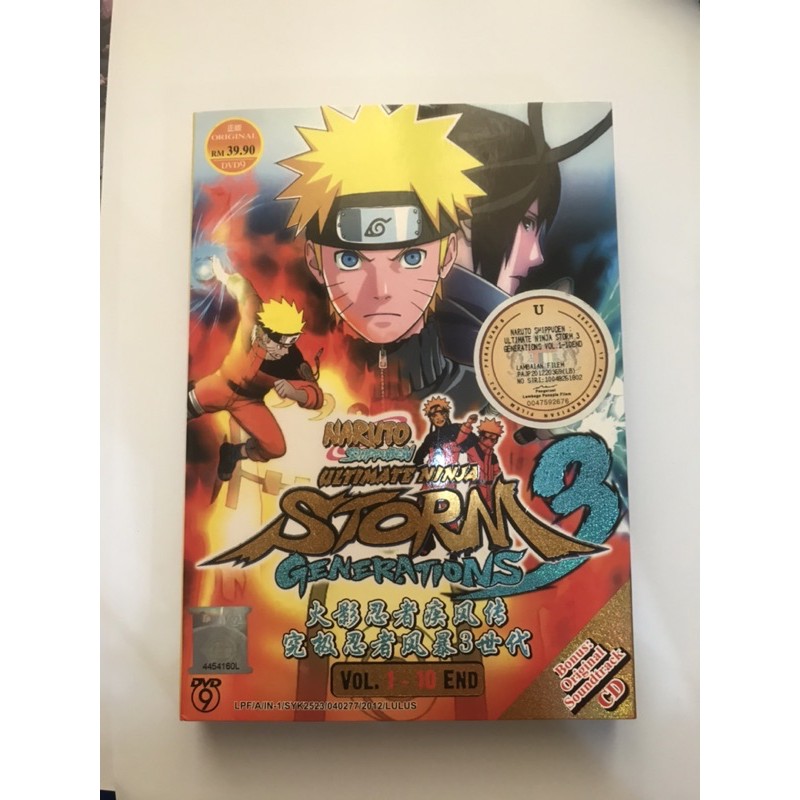 Naruto Shippuden Ultimate Ninja Storm Revolution Dvd Collection Shopee Malaysia